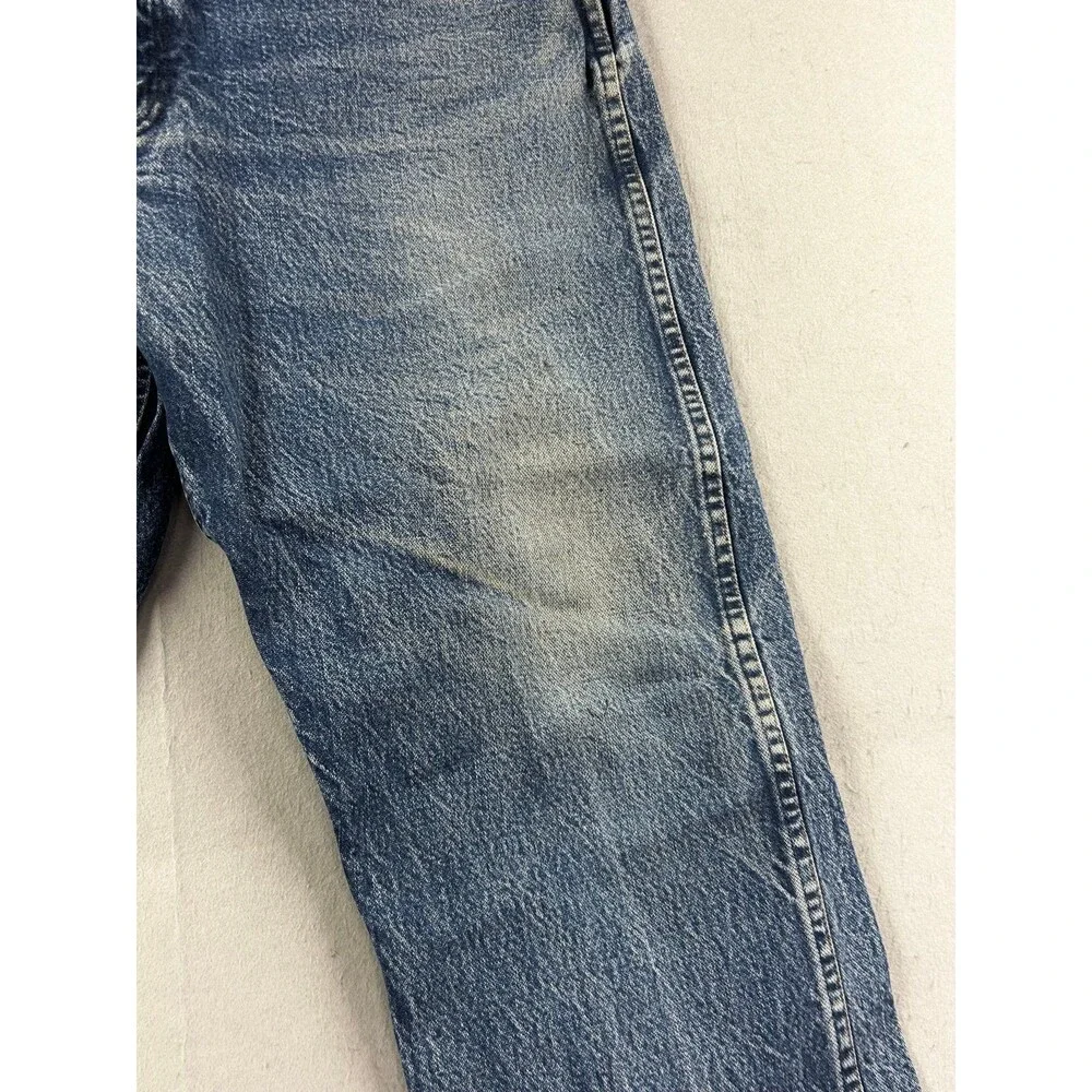Wrangler 47MWZ Jeans Mens Blue Regular Fit Cowboy Cut Straight Leg 38x30
